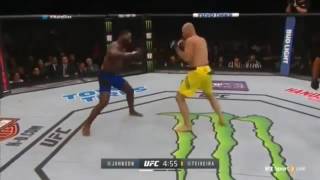 UFC202 Anthony Johnson vs Glover Teixeira knockout Punches 13 seconds of R1 [upl. by Laurent]