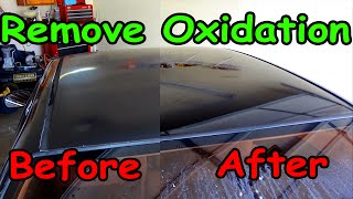 How To Remove oxidation from car paint [upl. by Eirrehc557]