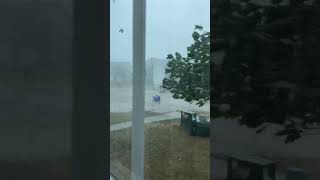 Derecho hurricane August 10 2020 in Cedar Rapids Iowa [upl. by Aronaele]