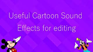 100 Cartoon Sound Effects for Editing [upl. by Wilkins733]