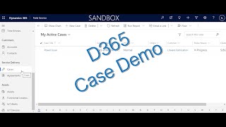 D365 Field Service Case Demo [upl. by Anauqed]