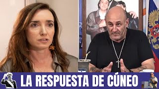 SANTIAGO CÃšNEO LE RESPONDE A VICTORIA VILLARRUEL santiagocuneo cuneo peronismo [upl. by Letsou]