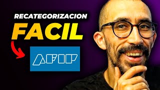 Cómo HACER la RECATEGORIZACIÓN de MONOTRIBUTO 2023 [upl. by Skardol]