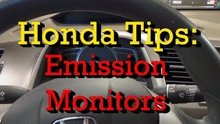 Honda Tips Easy Emission Monitors Check [upl. by Paulette]