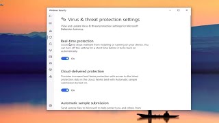 How to Turn On Or Off Virus and Threat Protection in Microsoft Defender  Windows 10 Tutorial [upl. by Warwick858]