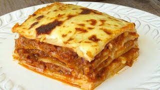 Lasaña de carne y queso Fácil y riquísima [upl. by Fleurette]