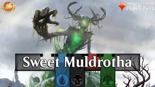 MTG Arena IKO  Muldrotha Value Queen Deck amp Gameplay UwU [upl. by Rolyab369]