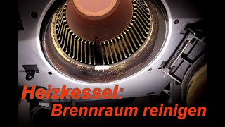 Heizkessel Brennraum selbst reinigen [upl. by Rianon]