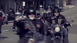 Comancheros Outlaw Bikers In NZ [upl. by Ajroj314]