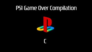 PS1 Game Over Compilation  C [upl. by Rowney]