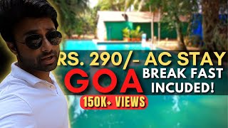 GOA HOSTELS  CHEAP STAY IN GOA  WHERE TO STAY IN GOA NORTH VS SOUTH GOA  AMRIT SHARAN GOA VLOG [upl. by Maribelle846]