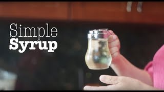 QUICK AND EASY How To Make Simple Syrup [upl. by Yddeg871]