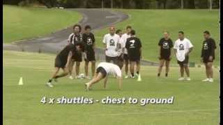 NZRL Fundamentals  Conditioning Drills [upl. by Ardnazxela]