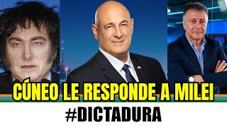 🔴SANTIAGO CÚNEO LE RESPONDE A JAVIER MILEI EN VIVO Dictadura  131224 santiagocuneo cuneo [upl. by Anoek]