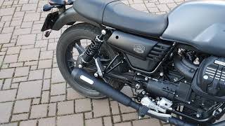 Moto Guzzi V7 III Stone Mistral Exhaust [upl. by Dazhahs]