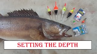 Slip Bobbers  Tricks For Setting The Depth [upl. by Sturges42]