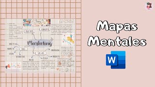 COMO HACER MAPAS MENTALES EN WORD [upl. by Zorana]