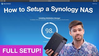 How to Setup a Synology NAS for the First Time  4K TUTORIAL [upl. by Aileahcim]