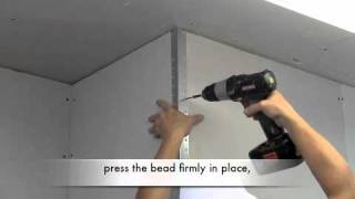 How to Install Metal Drywall Corner Bead [upl. by Uhayile125]