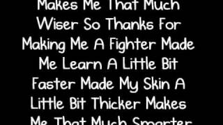 Christina Aguilera  Fighter Lyrics [upl. by Milli]