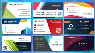 45 Professional Business Card Design In Psd Files Free Download Card Collection Sheri Sk [upl. by Anilecram]