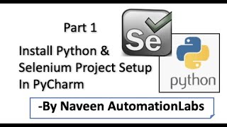 Selenium WebDriver With Python  Installation amp First Code  Part 1 [upl. by Vernor]