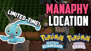 How to Get Manaphy  Pokémon Brilliant Diamond amp Shining Pearl [upl. by Gerg]