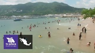 Playa Majahua una de las más hermosas en Guerrero [upl. by Aleahc645]