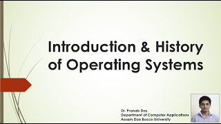 Introduction and History of Operating Systems [upl. by Philine980]