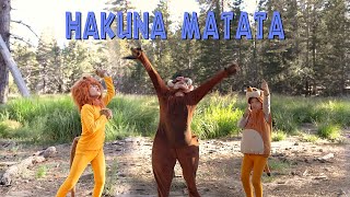 THE LION KING quotHakuna Matataquot Live Action by Martin 8 and Miriam 5 [upl. by Leonerd]