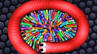 I Trapped ONE THOUSAND Snakes Slitherio [upl. by Yzmar]