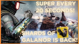 Blade Barrage Every 30 Seconds with Shards of Galanor  Destiny 2 Solar Hunter Build [upl. by Mattox561]