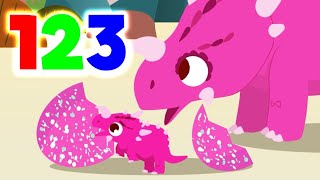 Learn To Count With Dinosaurs｜Animals For Kids｜Home Learning｜Early Education｜Toddler Fun Learning [upl. by Arlana]