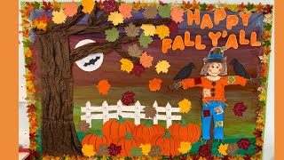 FALL Bulletin Board for Preschool Classroom Decoration [upl. by Yzzo]