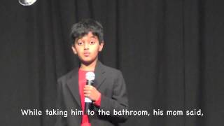 Adwaith Standup Comedy Routine  Valley Christian Elementary School Talent Show [upl. by Giulietta]