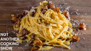 PERFECT SPAGHETTI CARBONARAthe easy way [upl. by Atilemrac928]