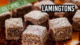 How to make Australian Chocolate Lamingtons [upl. by Ejrog800]