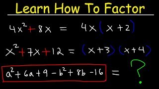 Factoring Trinomials amp Polynomials Basic Introduction  Algebra [upl. by Anile]