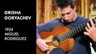 Paco de Lucias ‘Malaguena de Lecuona’  Grisha Goryachev plays 1924 Miguel Rodriguez [upl. by Enidan428]