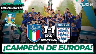 Highlights  Italia 1321 Inglaterra  UEFA Euro 2020  Final  TUDN [upl. by Lyn460]