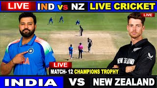 🔴Live IND vs NZ 12th ODI  Live Scores amp Commentary  India vs New Zealand  2nd Innings [upl. by Eoj]