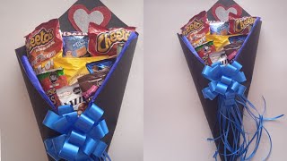 Regalo fácil y rápido San Valentín  Bouquet de dulces [upl. by Adniram]