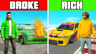 BROKE VS RICH SUPER CAR CHALLENGE GTA 5 [upl. by Lauber916]