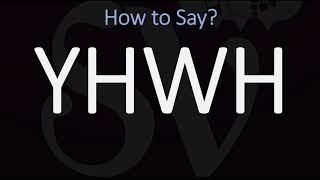 How to Pronounce YHWH CORRECTLY  Jehovah Yahweh Pronunciation [upl. by Neenwahs]