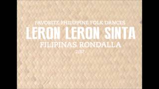 Leron Leron Sinta Audio Only  Favorite Philippine Folk Dance Filipinas Rondalla [upl. by Marriott]