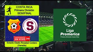 SAPRISSA 03 HEREDIANO en vivo  COSTA RICA  Playoffs  Semifinal  Ida [upl. by Qiratla]