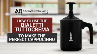 How to Use the Bialetti Tuttocrema Milk Frother [upl. by Lahpos829]