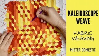 Kaleidoscope Weave  Fabric Weaving with Mx Domestic [upl. by Byler]