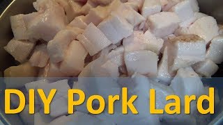 Rendering Pork Fat and Making Crackling [upl. by Aiseneg]