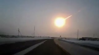 Meteorite crash in Russia 2152013 [upl. by Htebzil]